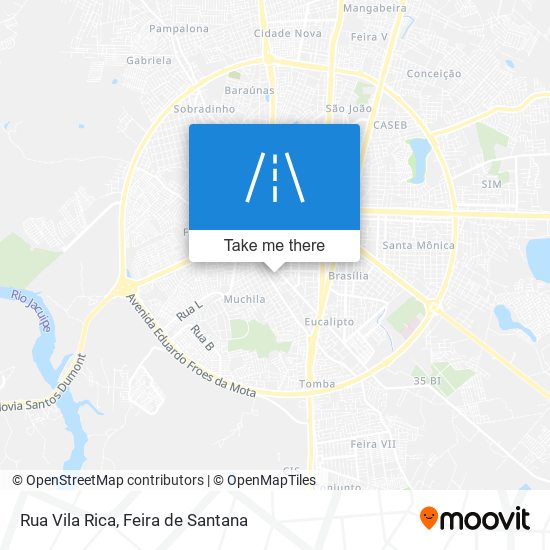 Rua Vila Rica map