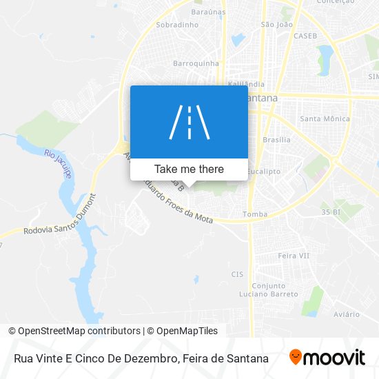 Rua Vinte E Cinco De Dezembro map