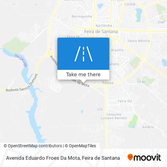 Mapa Avenida Eduardo Froes Da Mota