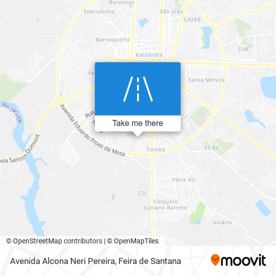 Mapa Avenida Alcona Neri Pereira