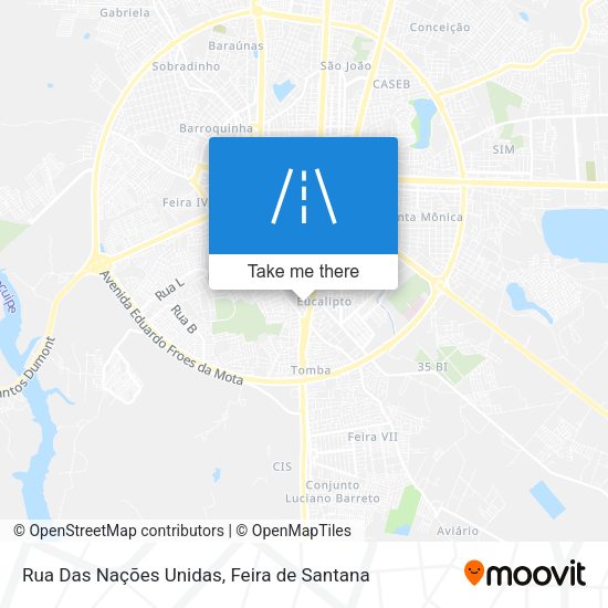 Rua Das Nações Unidas map
