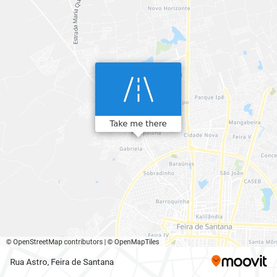 Mapa Rua Astro