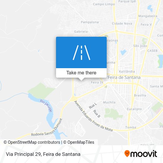 Via Principal 29 map
