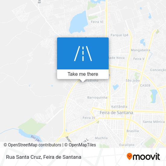 Rua Santa Cruz map