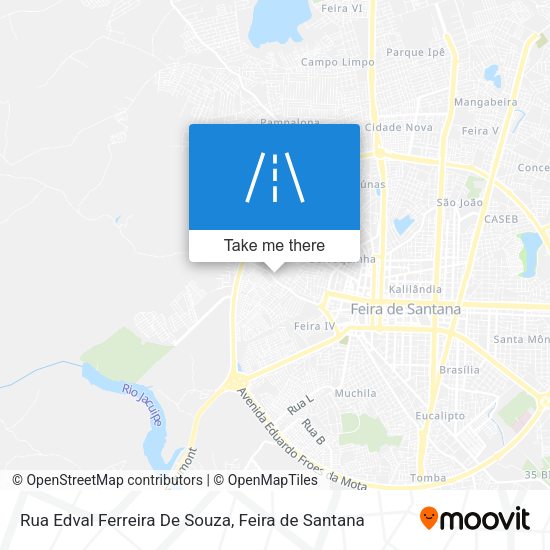 Rua Edval Ferreira De Souza map