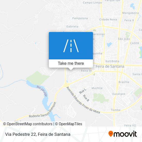 Via Pedestre 22 map