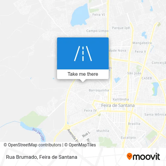 Rua Brumado map