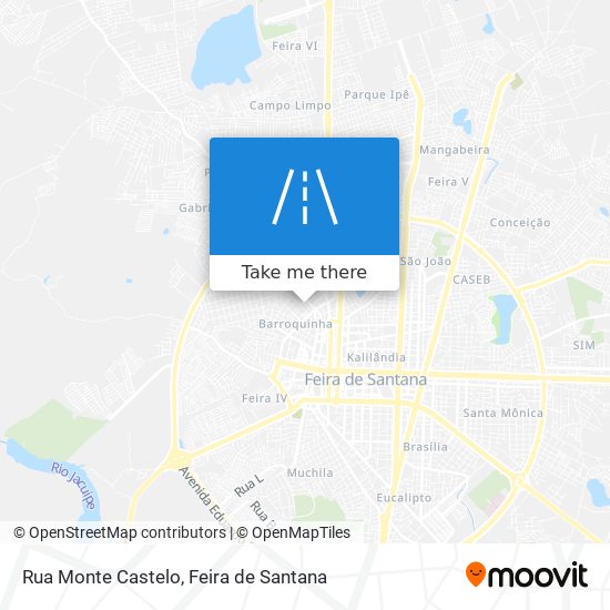 Rua Monte Castelo map