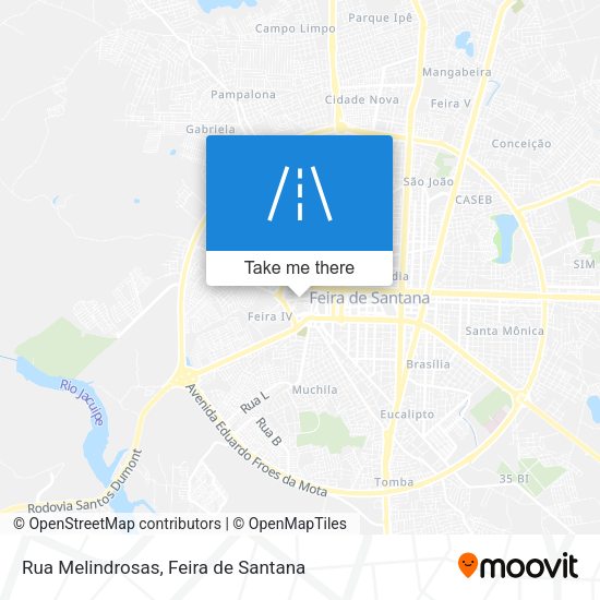 Rua Melindrosas map