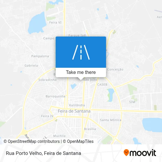Rua Porto Velho map