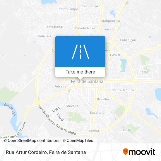 Rua Artur Cordeiro map