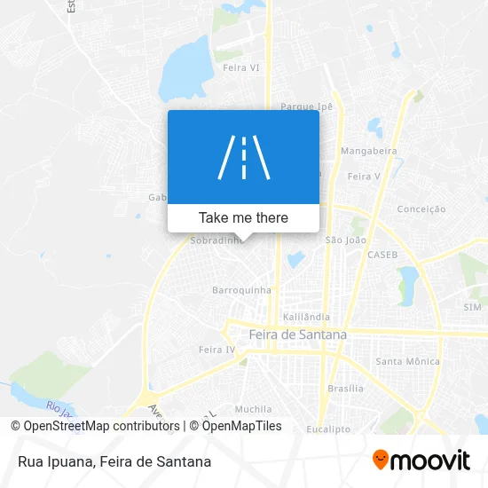 Rua Ipuana map