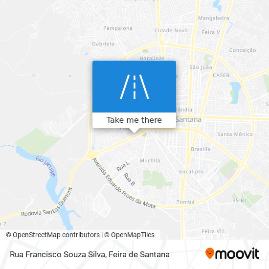 Rua Francisco Souza Silva map