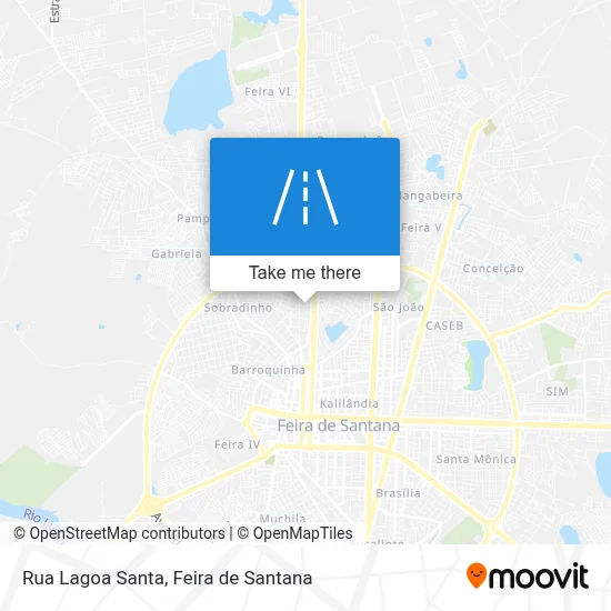 Rua Lagoa Santa map