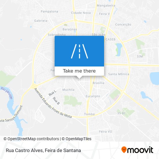 Rua Castro Alves map