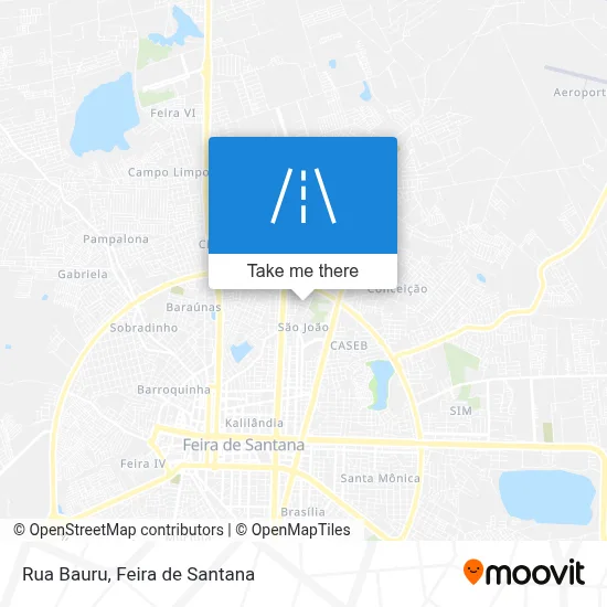 Rua Bauru map