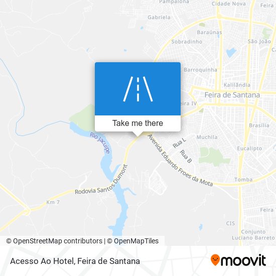 Acesso Ao Hotel map