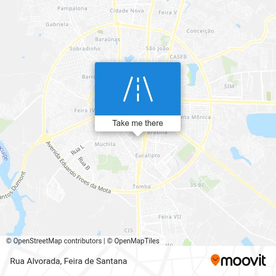 Rua Alvorada map