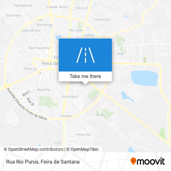 Rua Rio Purus map