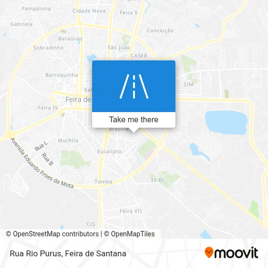 Rua Rio Purus map