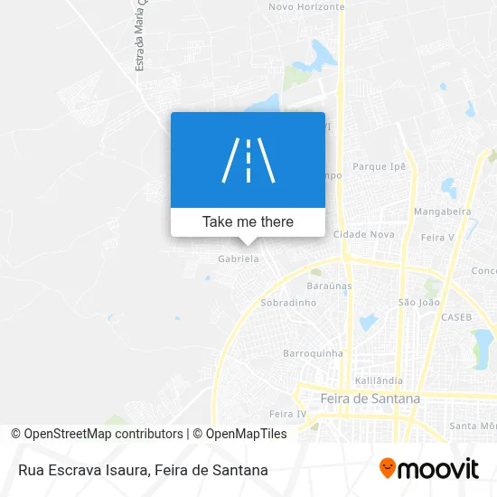 Rua Escrava Isaura map