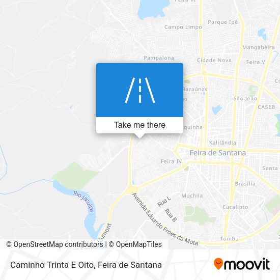 Caminho Trinta E Oito map