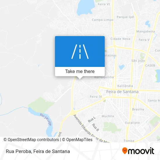 Rua Peroba map