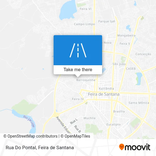 Rua Do Pontal map