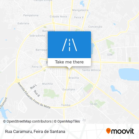 Rua Caramuru map