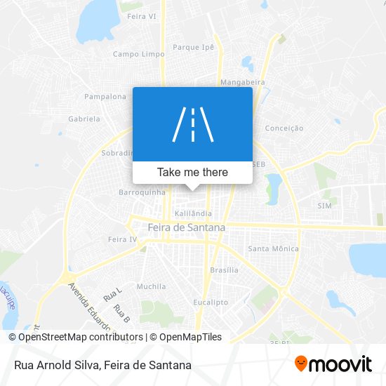 Rua Arnold Silva map