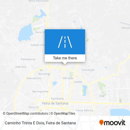 Caminho Trinta E Dois map