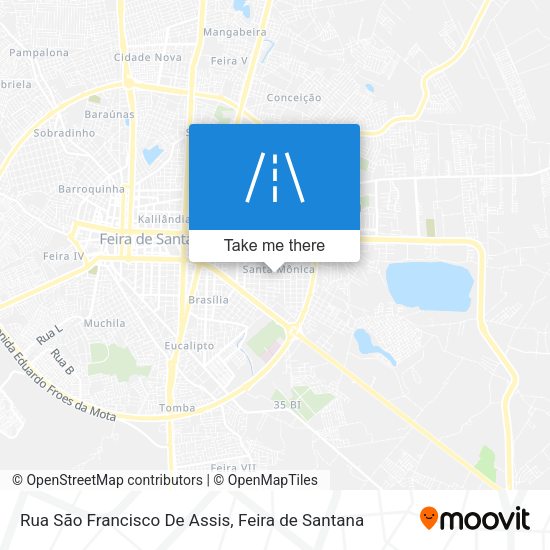 Rua São Francisco De Assis map