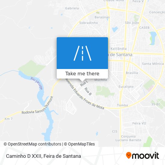 Mapa Caminho D XXII