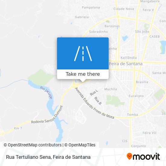 Rua Tertuliano Sena map