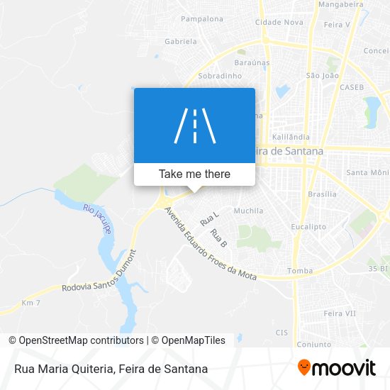 Rua Maria Quiteria map