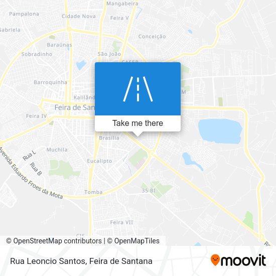 Rua Leoncio Santos map