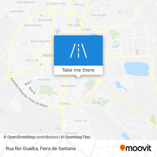 Mapa Rua Rio Guaíba