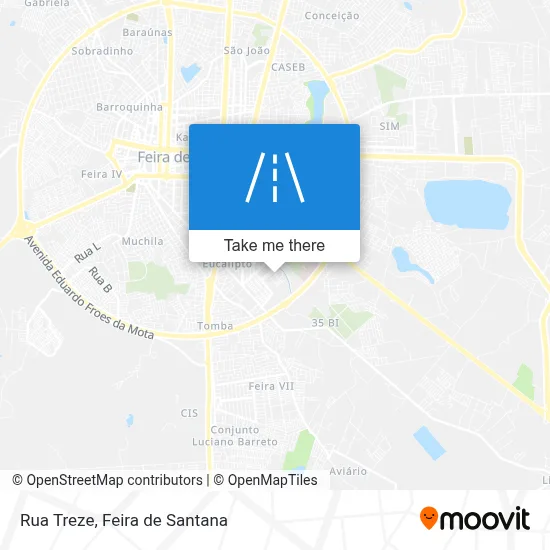 Rua Treze map