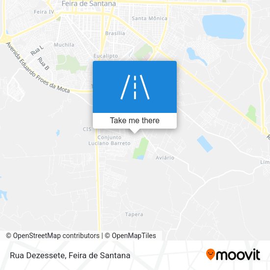 Rua Dezessete map