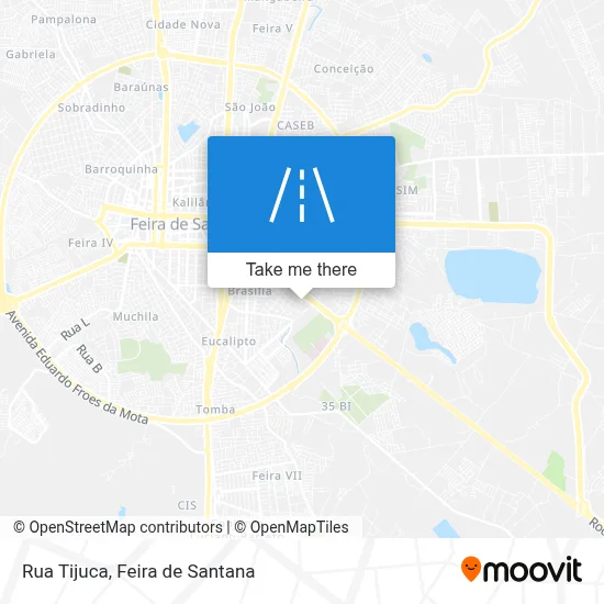 Rua Tijuca map