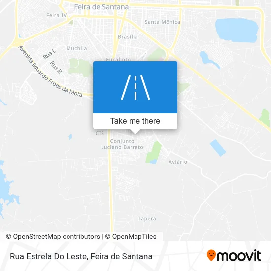 Rua Estrela Do Leste map