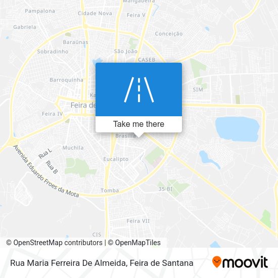 Rua Maria Ferreira De Almeida map