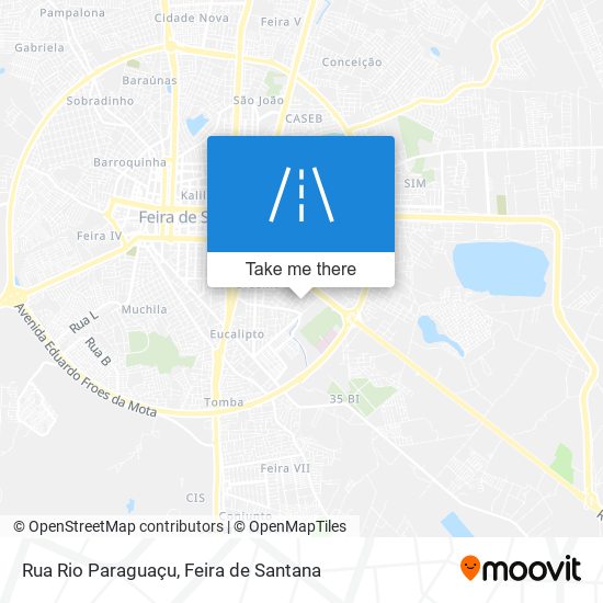 Rua Rio Paraguaçu map