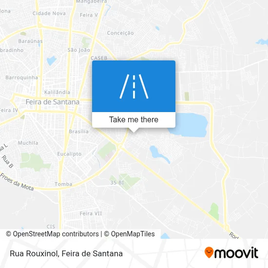 Rua Rouxinol map