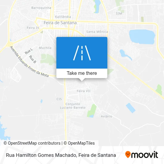 Rua Hamilton Gomes Machado map