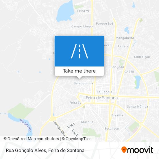 Mapa Rua Gonçalo Alves