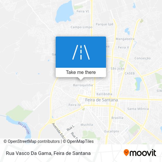 Rua Vasco Da Gama map