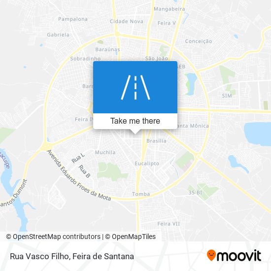 Mapa Rua Vasco Filho