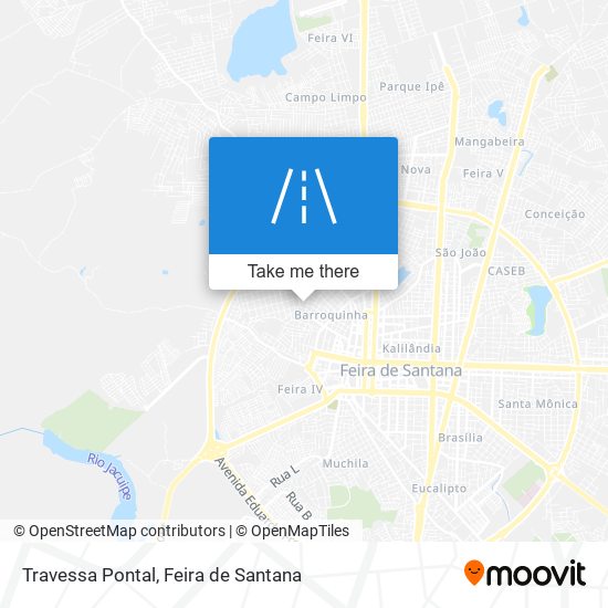 Travessa Pontal map