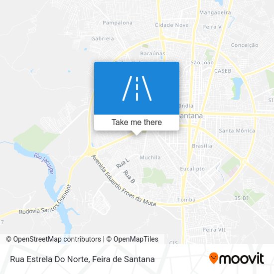 Rua Estrela Do Norte map